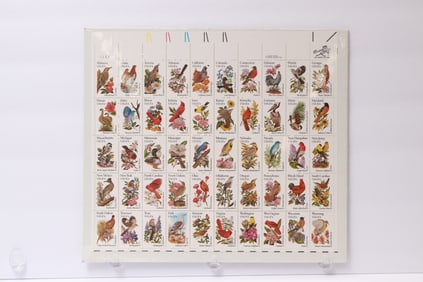 1982 State Birds and Flowers 20¢ Commemorative Stamp Sheet
