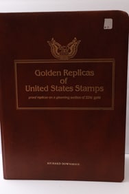 Golden Replicas of United States Stamps Album