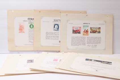 U.S. Postal Souvenir Cards from International Philatelic Exhibitions (1970s)