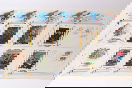 World War II Commemorative and First Day Covers – U.S. and International Issues, 1940s–1970s