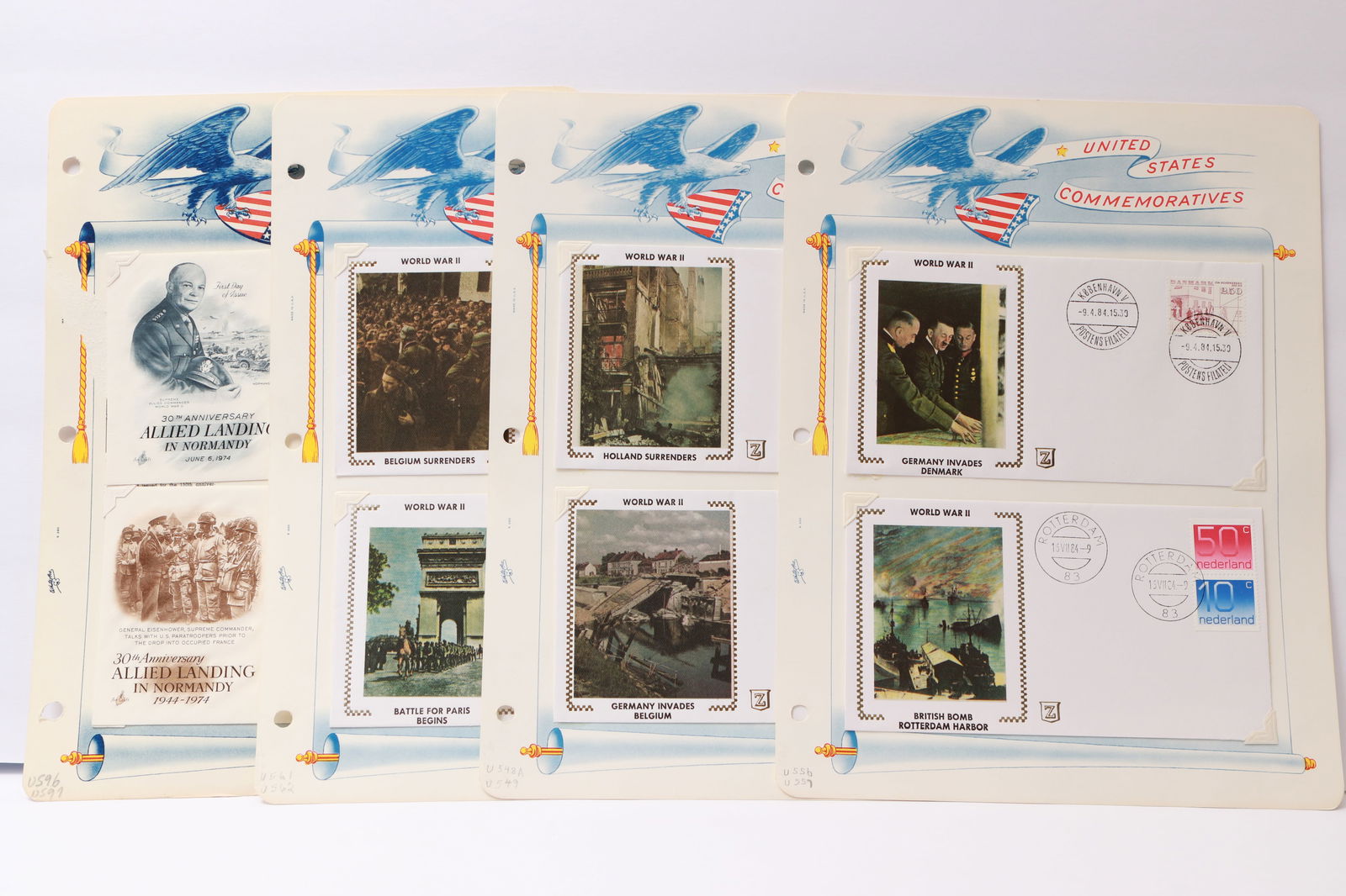 World War II Commemorative and First Day Covers – U.S. and International Issues, 1940s–1970s (1 of 5)