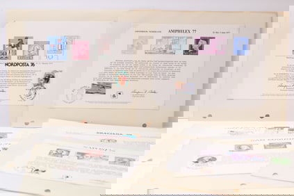 International Philatelic Exhibition Souvenir Pages (1976–1979)