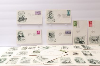 Collection of U.S. First Day Covers – 1930s–1950s Issues