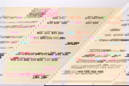 Collection of Early to Mid-20th Century U.S. Postage Stamps