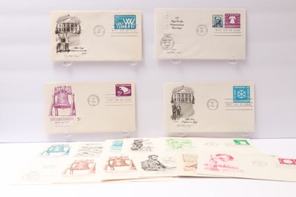 Collection of U.S. First Day Covers – Liberty Bell and Commemorative Issues