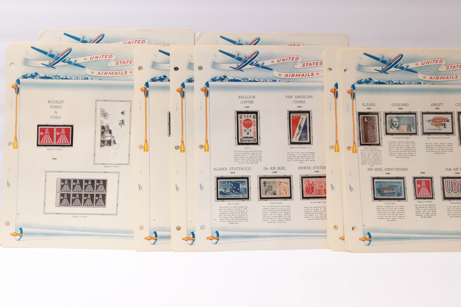 Liberty Series, Prominent Americans & Definitives (White Ace Historical Album, Part 2) (1 of 6)