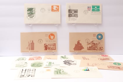 Collection of U.S. First Day Covers – Postal Rates, Nonprofit, and Americana Issues