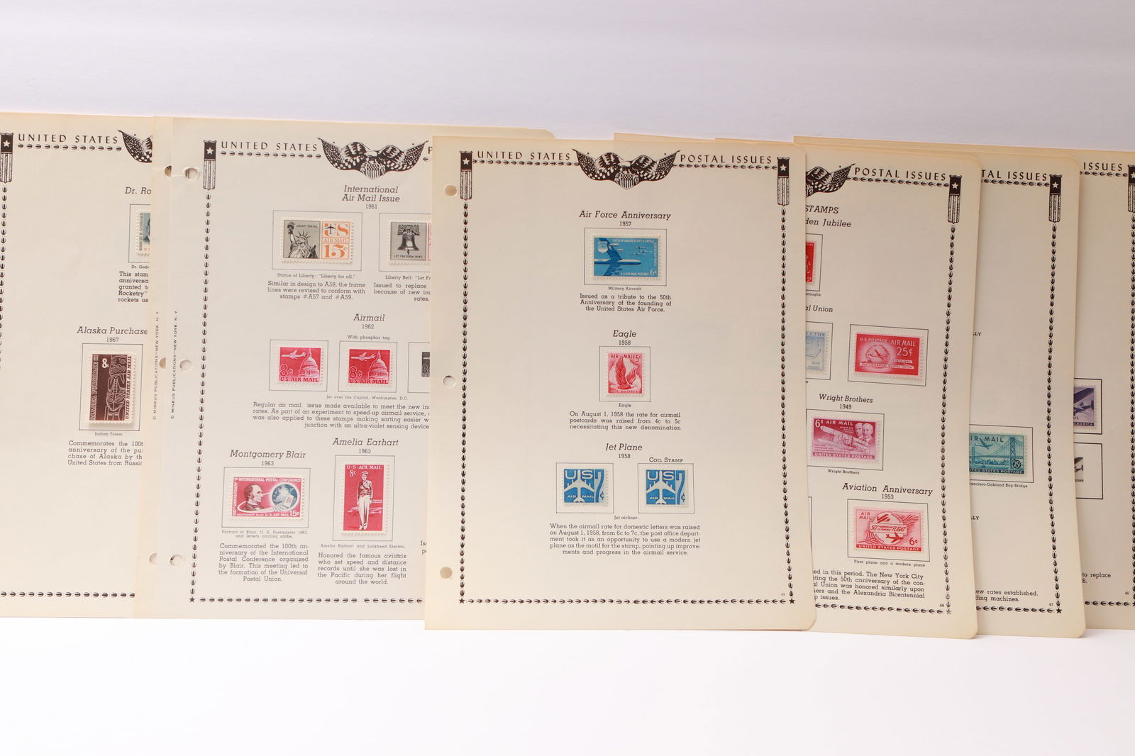 U.S. Airmail Stamps: Space Exploration & Famous Americans (1 of 5)