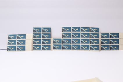 U.S. 4¢ Project Mercury Stamp Blocks