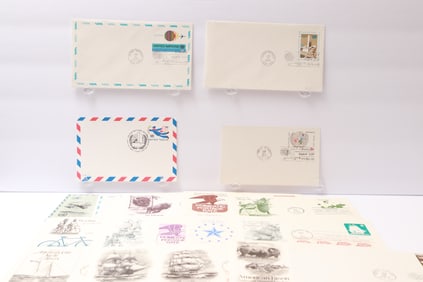 Collection of U.S. and United Nations First Day Covers – Postal Rates, Ships, Wildlife, and