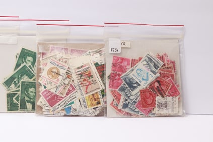 Assorted U.S. Canceled Stamp Mix – Predominantly 2¢ Issues
