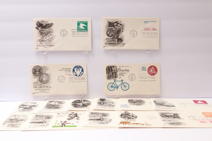 Assorted U.S. Postal Stationery and First Day Covers (1980s–1990s)