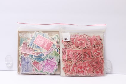 Assorted U.S. Canceled Stamp Mix – Predominantly 2¢ Issues