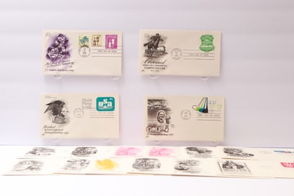U.S. First Day Covers – Stamped Envelopes (1970s–1980s)