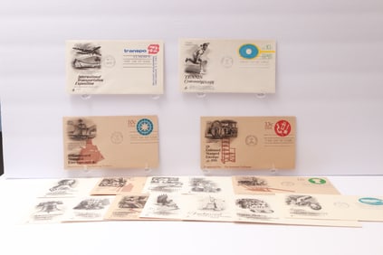 U.S. First Day Covers – Embossed Stamped Envelopes (1968–1970s)