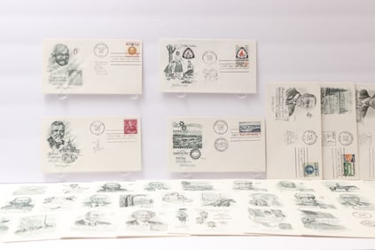 U.S. First Day Covers – Personalities, Organizations, and Events (1950s–1970s)