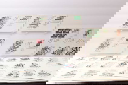 U.S. First Day Covers – Historical Figures and Commemorations (1950s–1960s)