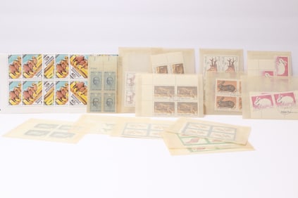 Bulgaria and Belarus Wildlife Stamp Blocks