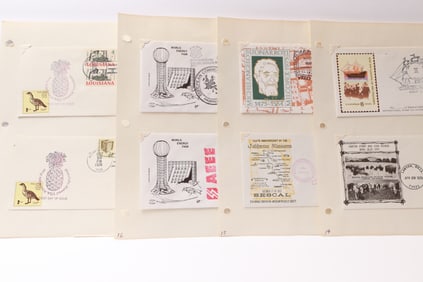 Group of U.S. and International Exposition and Event Covers, 1957–1980s