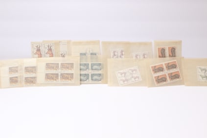 Bulgaria and Canada Wildlife Stamp Blocks