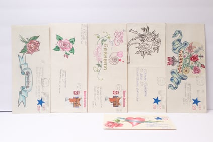 U.S. Hand-Illustrated Mail Covers – 1990s