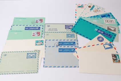 United Nations Aerogrammes – Assorted Issues