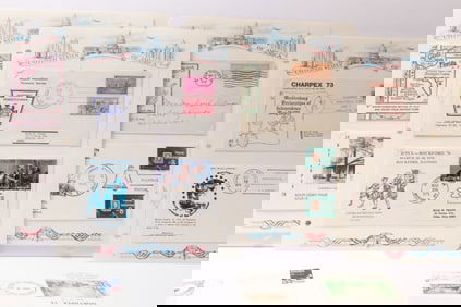 Group of U.S. Philatelic Exhibition and Stamp Show Covers, 1954–1979