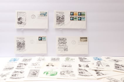 U.S. First Day Covers – 1960s–1970s Wildlife, Holidays, and Commemoratives