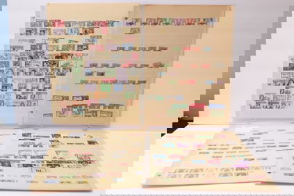 Malta and Worldwide Stamp Album Pages