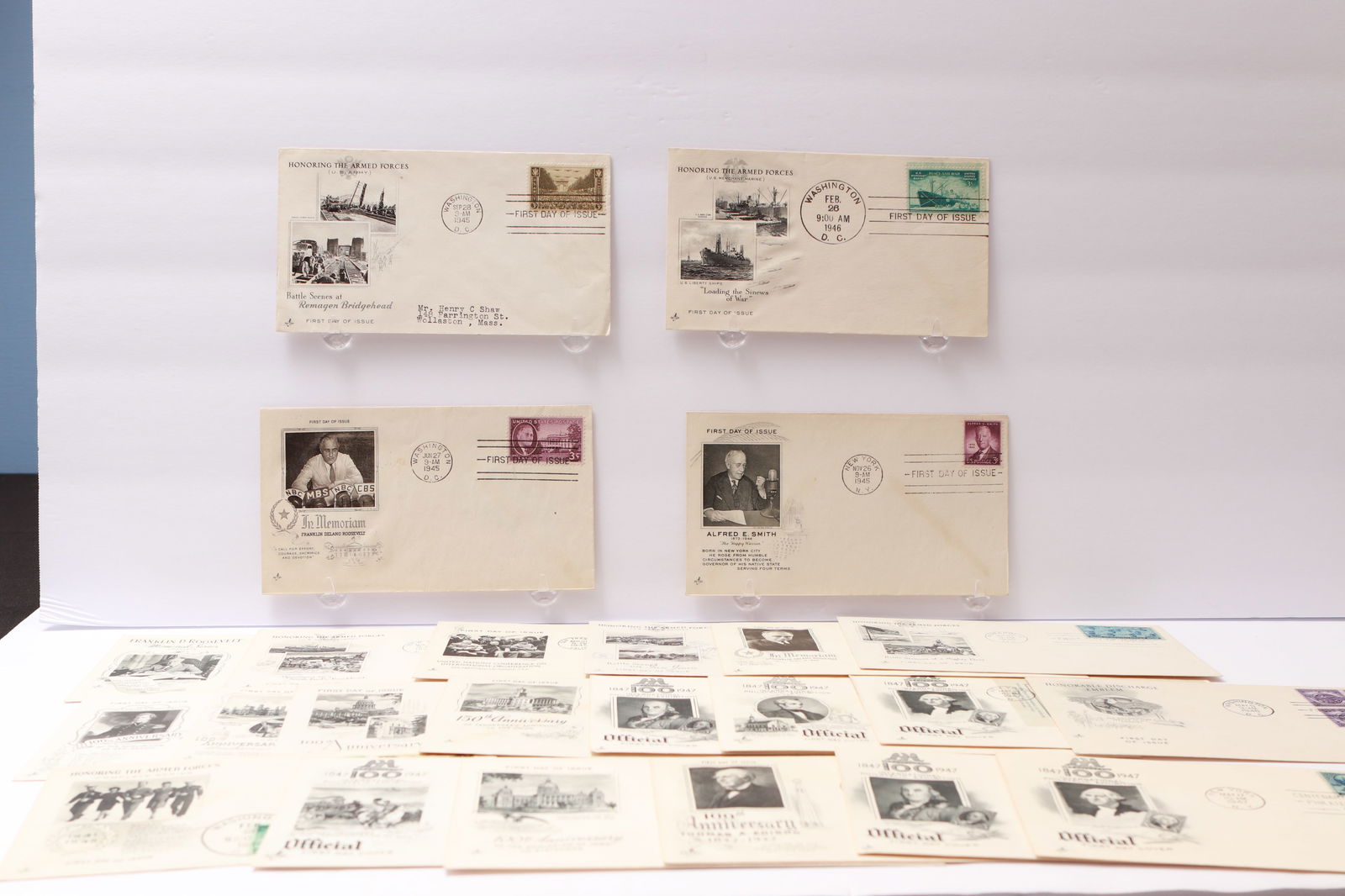 U.S. First Day Covers – 1940s Commemoratives (1 of 8)