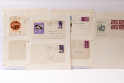 Group of U.S. First Day Covers – Iowa Territory Centennial, New York World’s Fair, and Naval