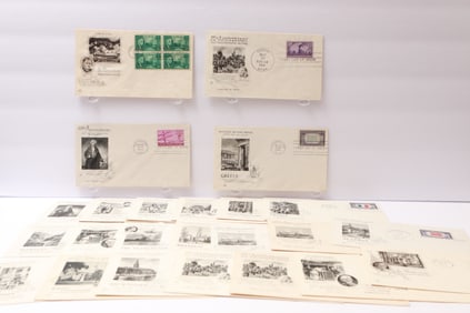 U.S. First Day Covers – Occupied Nations Series and Commemoratives (1940s)