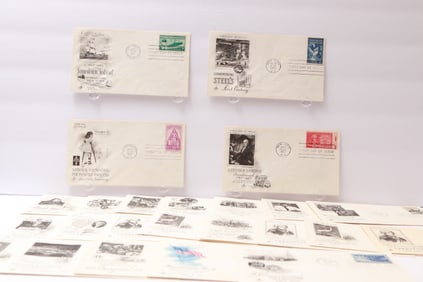 U.S. First Day Covers – Historical Anniversaries and Conservation (1950s)