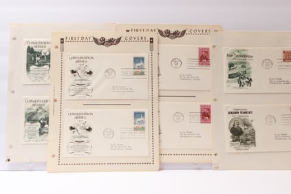 Group of U.S. First Day Covers – Conservation, Historical Anniversaries, and Commemoratives