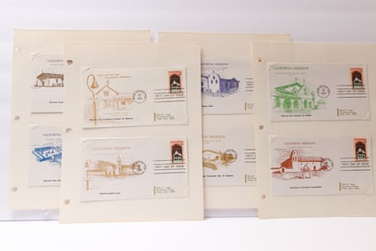 Collection of U.S. First Day Covers – California Missions (1969)