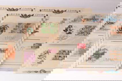 Collection of U.S. First Day Covers – National Parks, Americana, Air Mail, and Commemoratives