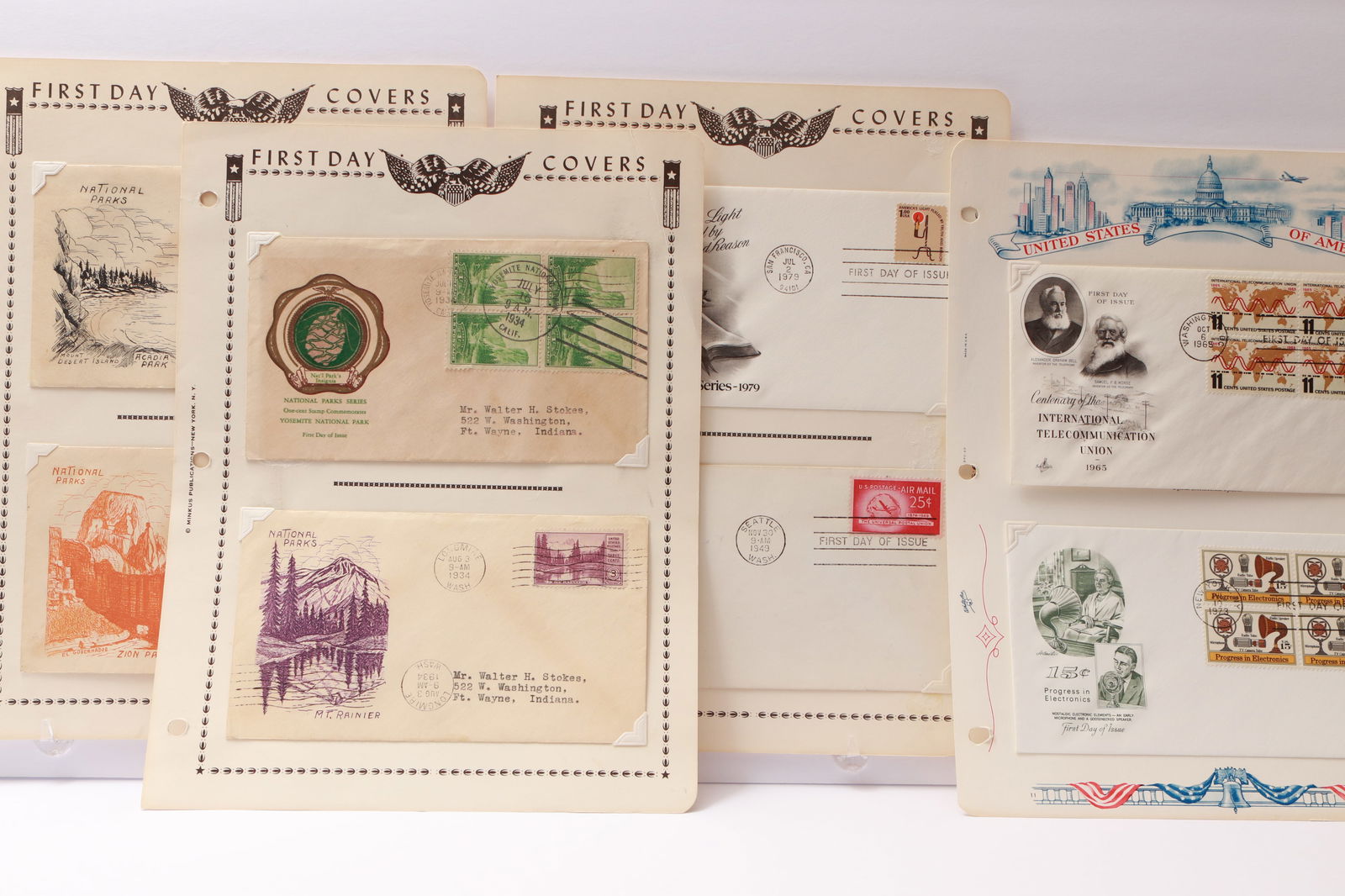 Collection of U.S. First Day Covers – National Parks, Americana, Air Mail, and Commemoratives (1 of 15)