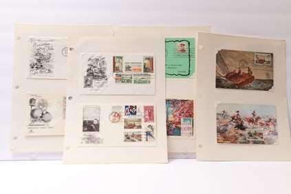 Collection of U.S. and International First Day Covers – Commemoratives, Airmail, and Thematic