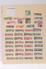 British Commonwealth and Foreign Stamps – Gilbert & Ellice, Grenada, Falkland Islands, Barbados,