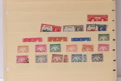 British Commonwealth Stamps – Barbados, Basutoland, Bechuanaland, Bermuda, and Malaya