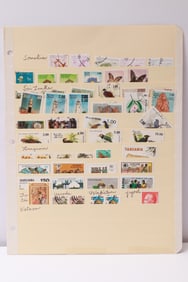 Worldwide Stamps - Somalia, Sri Lanka, Tanzania, Gibraltar, Gold Coast, Kuwait, Greece, Guinea, and