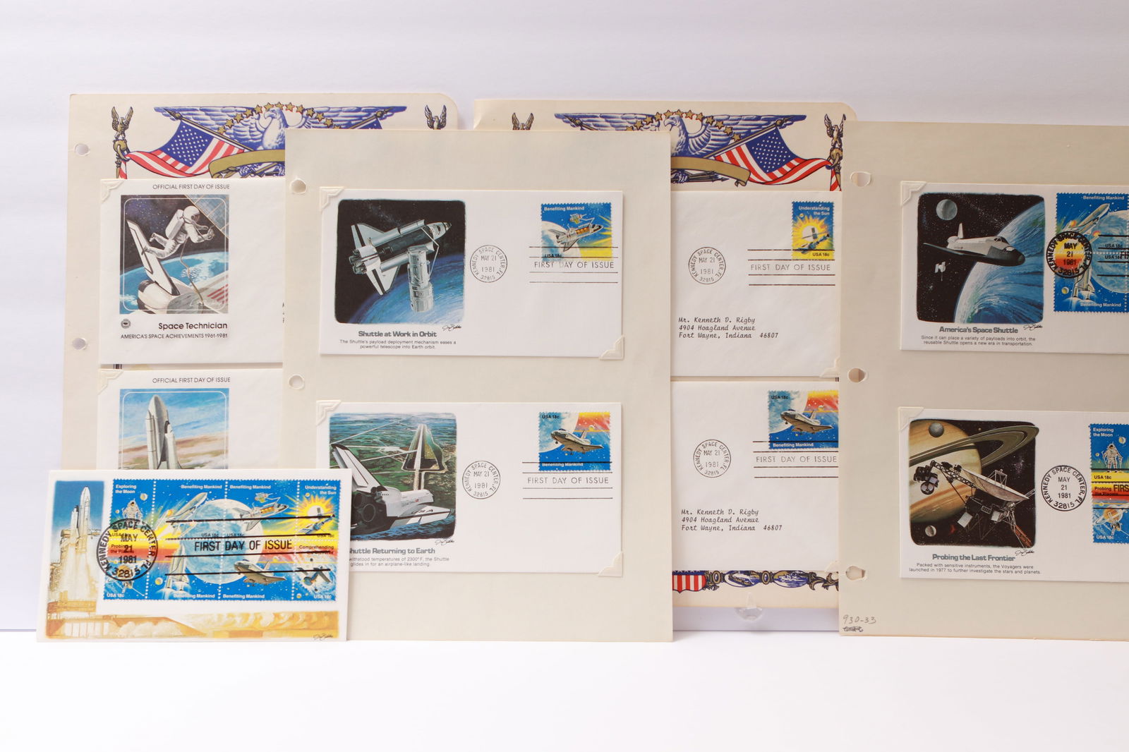 Collection of First Day Covers – Apollo 11, Ohio Statehood, and U.S. Historical Issues (1 of 17)