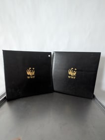 Two WWF (World Wildlife Fund) First Day Cover albums,