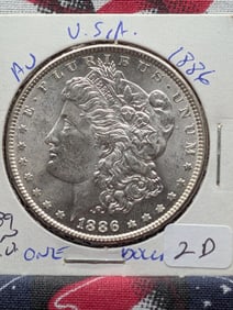 1886 Silver Morgan Dollar