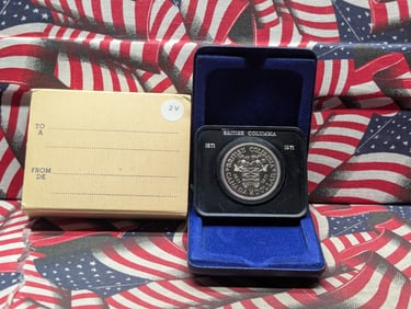 1971 British Columbia Canada One Dollar In OGP