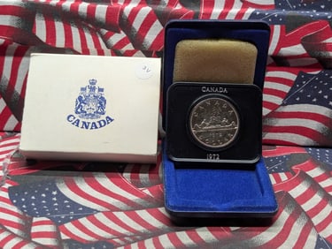 1972 Canada One Dollar In OGP