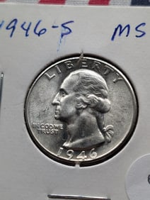 1946-S Washington Quarter - 90% Silver