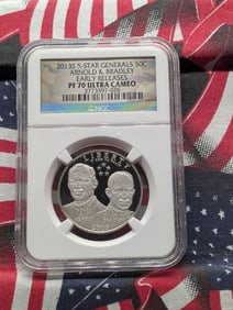 2013-S 5 Star Generals Half Dollar, Graded PF 70 Ultra Cameo By NGC