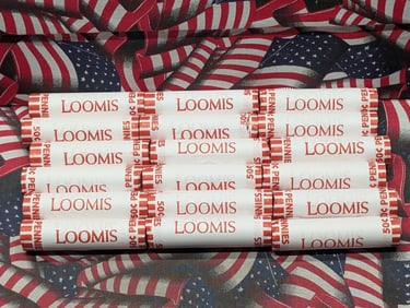 Fifteen Rolls of 2025 BU Lincoln Shield Cents Lady of the Year Penny, (1,000 Coins Total)