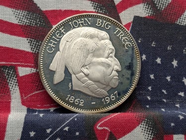 1 oz Silver Round Chief Big Tree